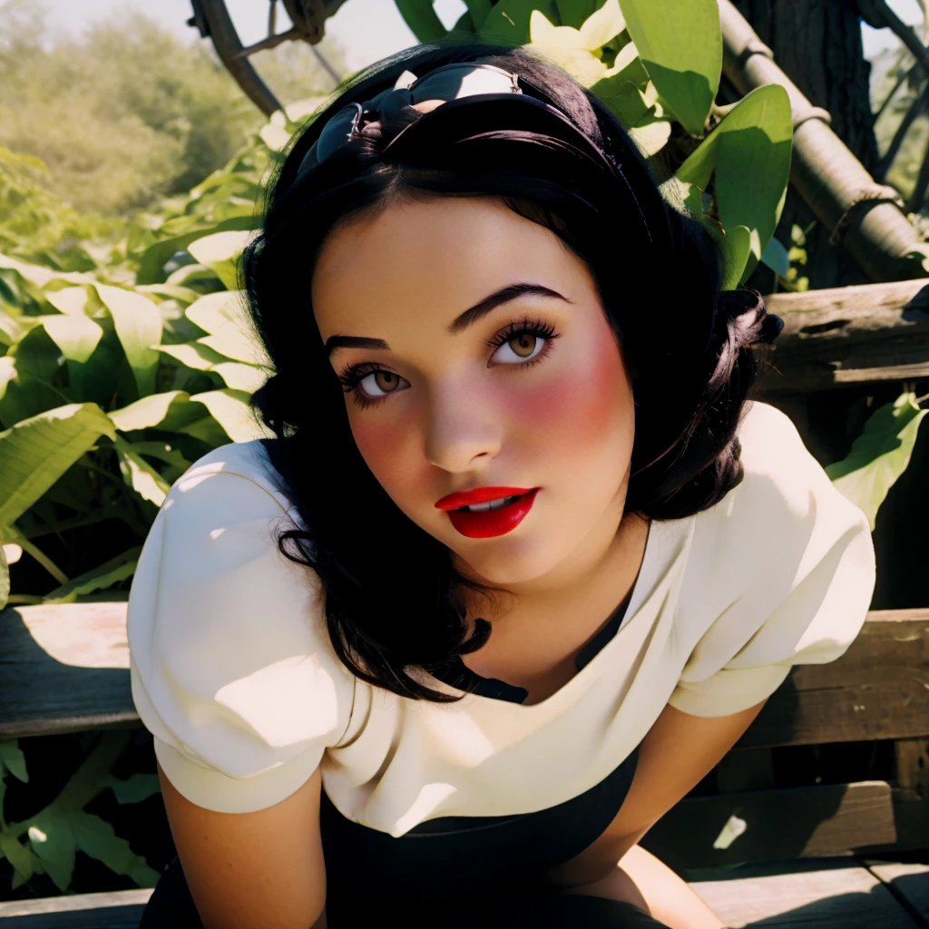 Snow White girl, black skin