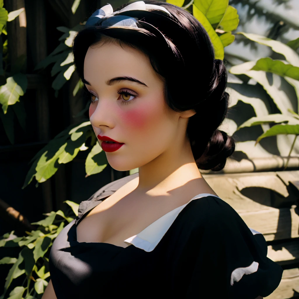 Snow White girl, black skin