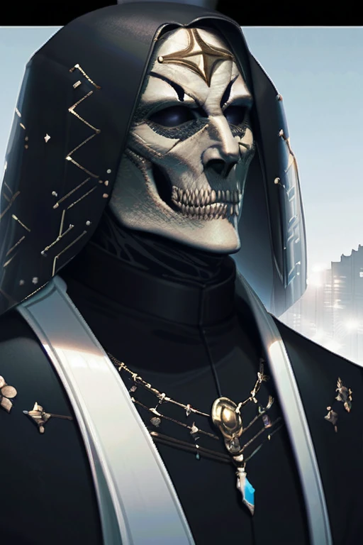 ((Лучшее качество)), ((шедевр)), (подробный), Anime guy in black, with two