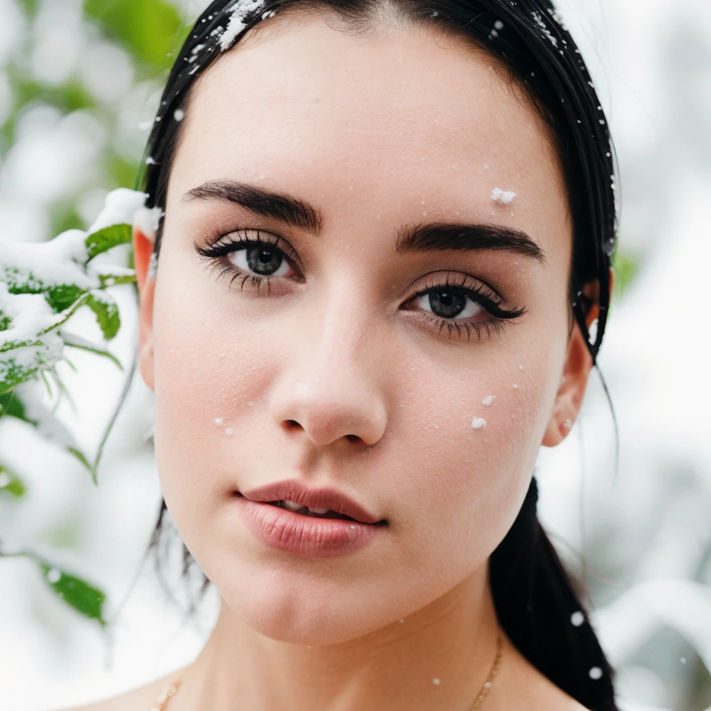 Snow White girl, black skin