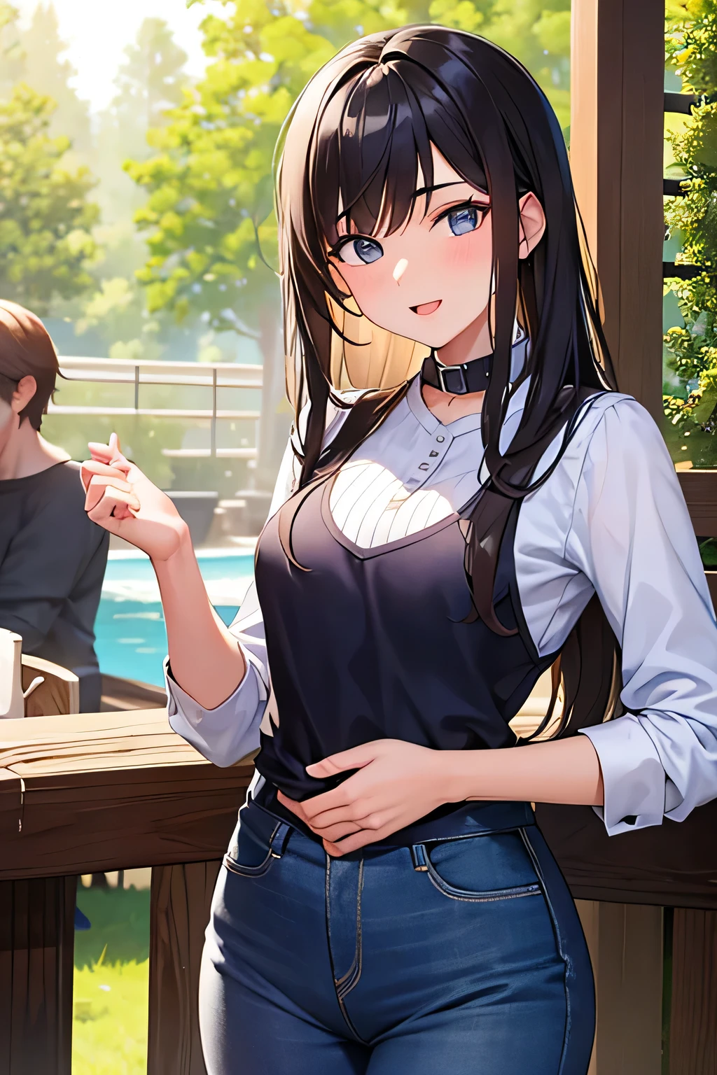 20 year old young man on a ranch meeting a beautiful girl.