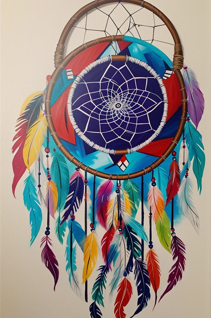Dream catcher abstract 
painting 