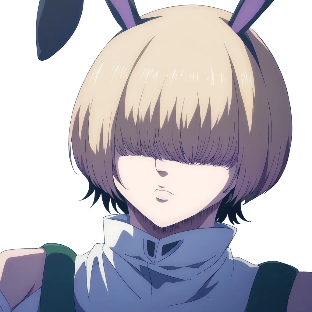 shingeki_no_kyojin_s4_style, portrait, solo, bodysuit,,score_9, score_8, score_7, source_anime, source_explicit, brown hair, bunny ears, up, source_anime BREAK 1girl, solo, elegg, short hair, bangs, hair intakes, multicolored hair, hair over eyes,up, source_anime BREAK 1girl, solo, elegg, short hair, bangs, hair intakes, multicolored hair, hair over