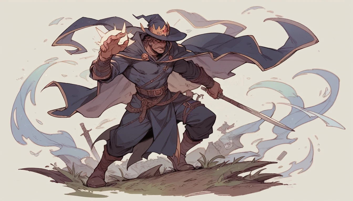 king,warrior,There is also a witch