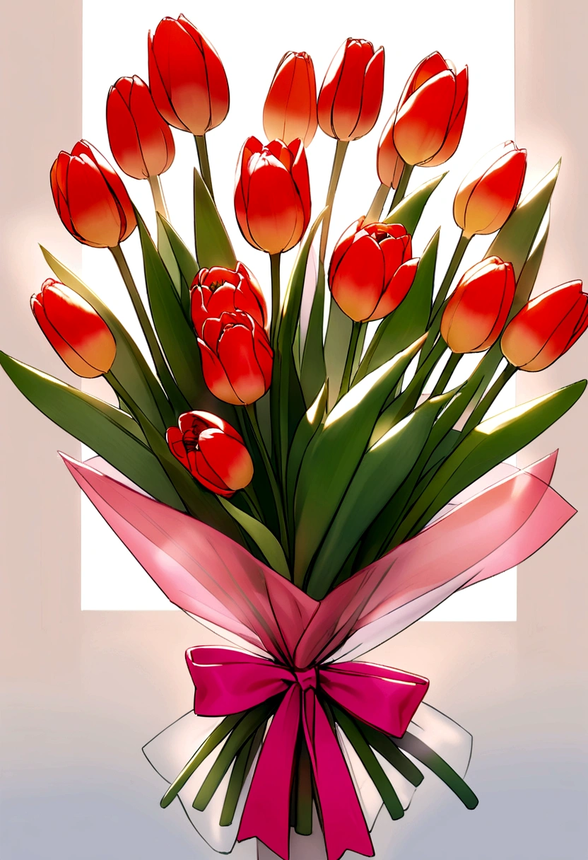 A bouquet of tulips