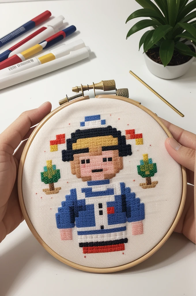 cross stitch pattern, pixelart