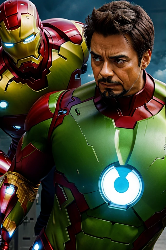 Hulk with iron man