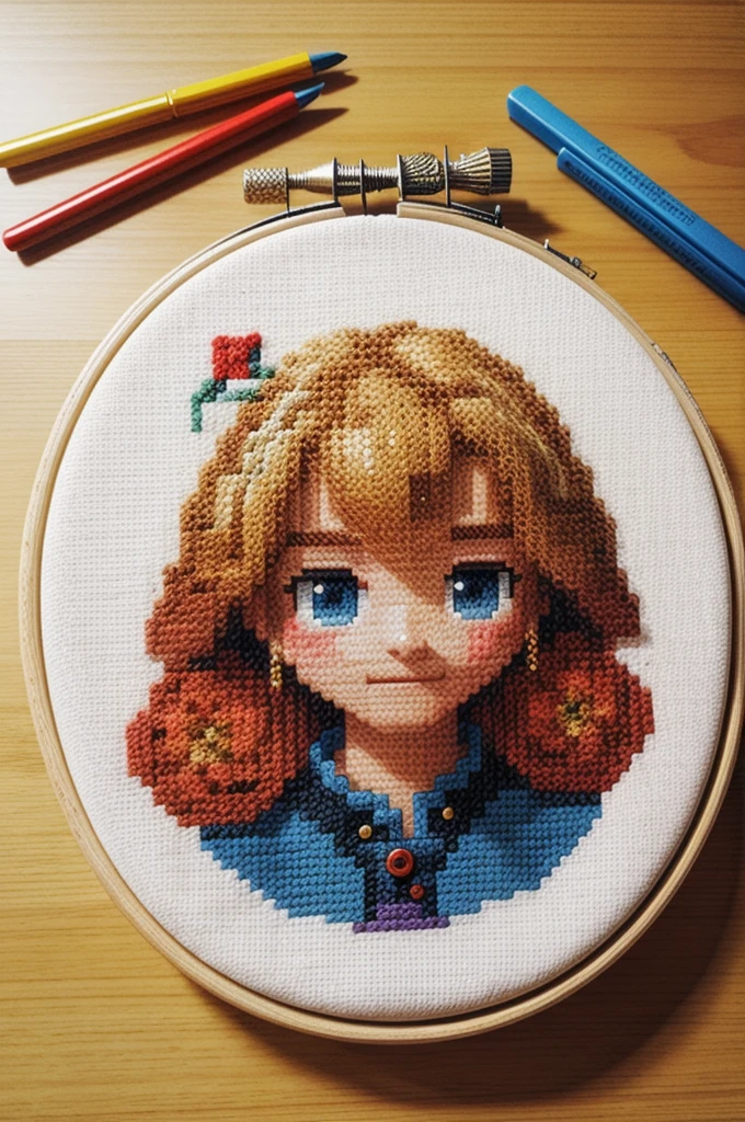cross stitch pattern, pixelart
