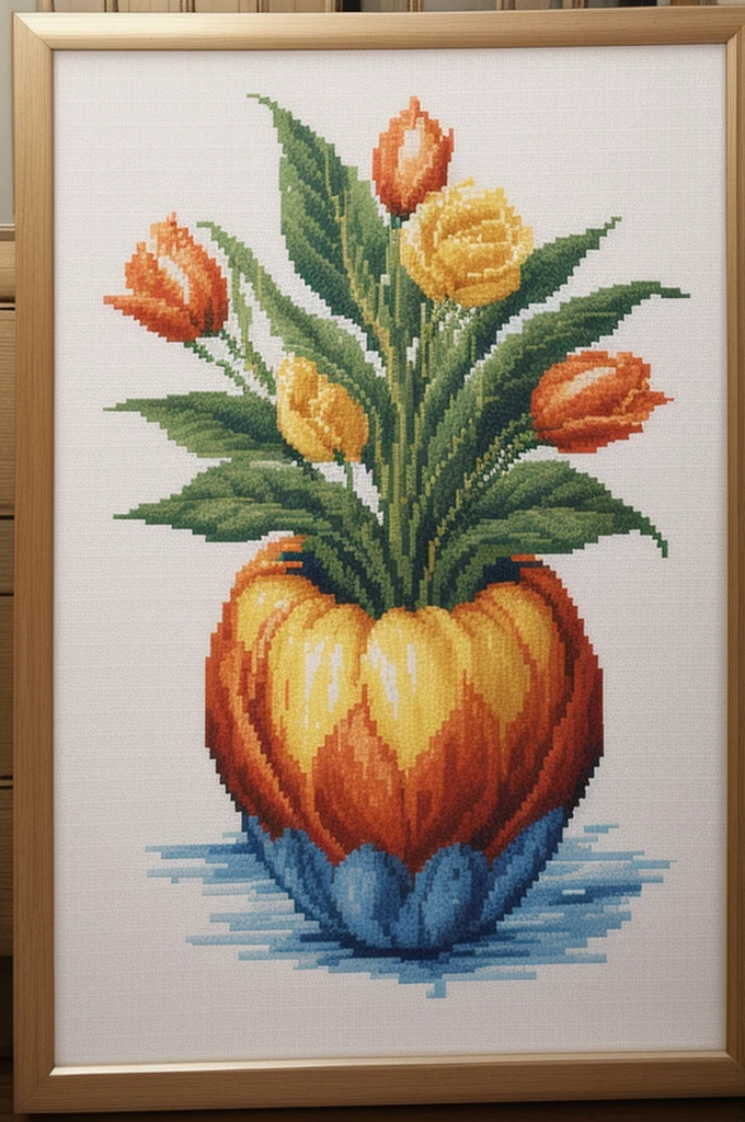 cross stitch pattern, pixelart