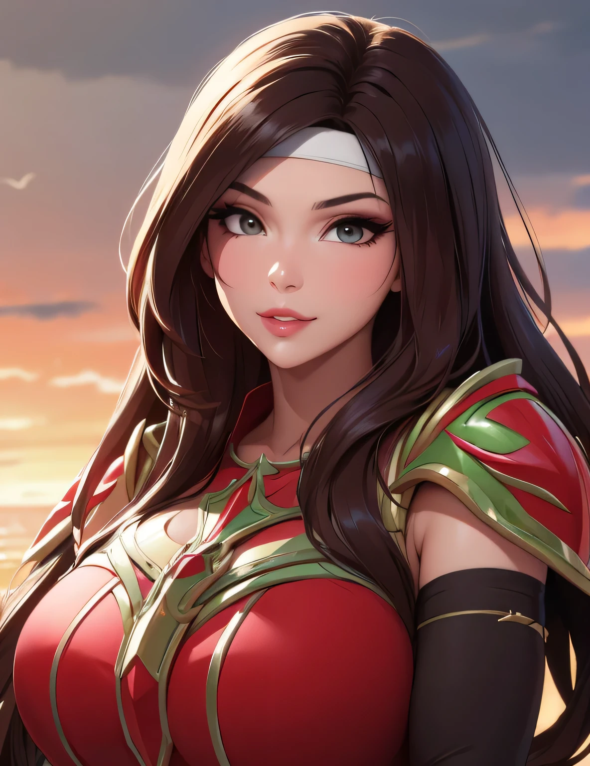 altena, headband, headband, shoulder armor, pauldrons, red breastplate, pelvic curtain, pelvic curtain, belt, elbow gloves, arm guard, thighhighs, garter straps, brown hair, (masterpiece, best quality, 8k, HD, ultra-detailed), realistic style, garden 2.0, looking at viewer 2.0, blushing, beautiful eyes, facing camera 2.0, face shot 2.0,  very sexy smile 2.0, very luscious lips 2.0, very heavy eyeshadow 2.0, very heavy makeup 2.0, very thick lips 2.0, very glossy lips 2.0, very pouty lips 2.0, lustrous skin 2.0, shiny skin 2.0, very beautiful 2.0, very curvy 2.0, very sexy 2.0, very thick 2.0, skindentation 2.0, very sexy smile 2.0, very luscious lips 2.0, face shot 2.0, facing camera 2.0, very heavy eyeshadow 2.0, very heavy makeup 2.0, round face, very thick lips 2.0, very glossy lips 2.0, very pouty lips 2.0, lustrous skin 2.0, shiny skin 2.0, very beautiful 2.0, very curvy 2.0, very sexy 2.0, very thick 2.0, very gigantic lips 2.0, very sexy smile 2.0, very luscious lips 2.0, very heavy eyeshadow 2.0, very heavy makeup 2.0, round face, very thick lips 2.0, very glossy lips 2.0, very pouty lips 2.0, lustrous skin 2.0, shiny skin 2.0, very beautiful 2.0, very curvy 2.0, very sexy 2.0, very thick 2.0, very toned 2.0, very sexy smile 2.0, very luscious lips 2.0, very toned 2.0, very toned 2.0, very sexy smile 2.0, very luscious lips 2.0, wide hips 2.0, very gigantic thighs 2.0, very small waist 2.0, very thick thighs 2.0, skindentation 2.0, very heavy eyeshadow 2.0, very heavy makeup 2.0, round face, very thick lips 2.0, very glossy lips 2.0, very pouty lips 2.0, lustrous skin 2.0, shiny skin 2.0, very beautiful 2.0, very curvy 2.0, very sexy 2.0, very thick 2.0, very gigantic breasts 2.0, very sexy 2.0, very gigantic lips 2.0,, very thick thighs 2.0, hourglass waist 2.0, face shot 2.0, very close up shot 2.0, face shot 2.0, very close up shot 2.0, face shot 2.0, very close up shot 2.0, face shot 2.0, very close up shot 2.0, face shot 2.0, very close up shot 2.0,