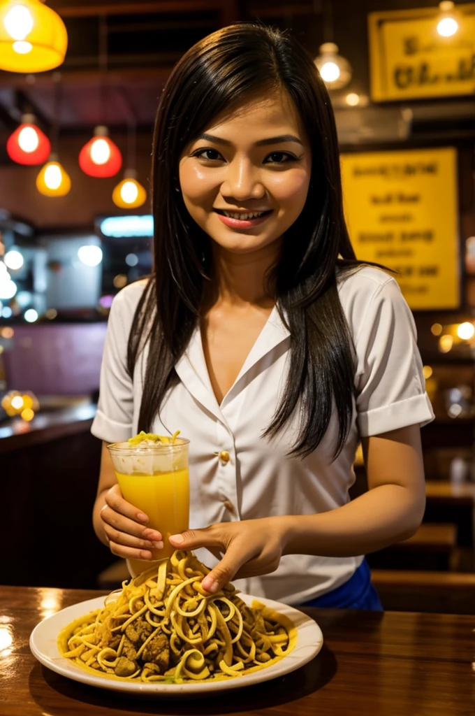 Logo of Khao Kaeng Soi 11 restaurant, beautiful woman