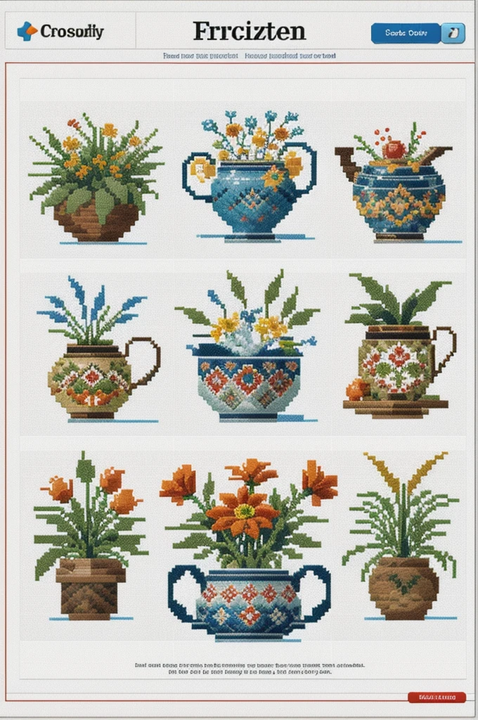 cross stitch pattern, pixelart