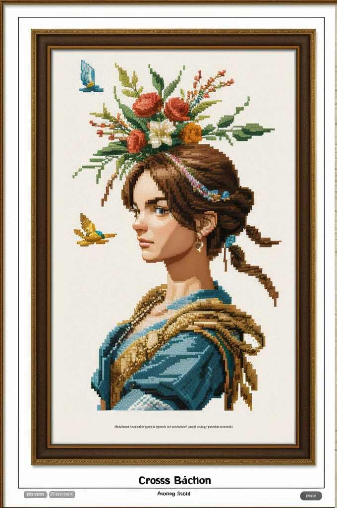 cross stitch pattern, pixelart

