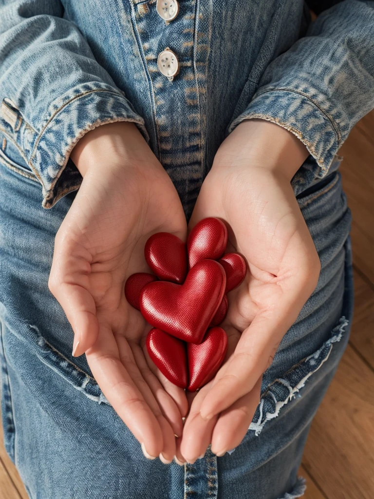 Heart in hands