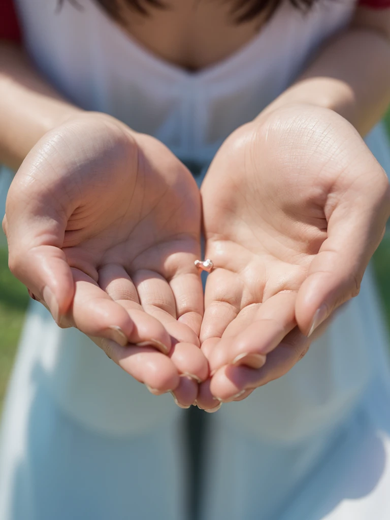 Heart in hands