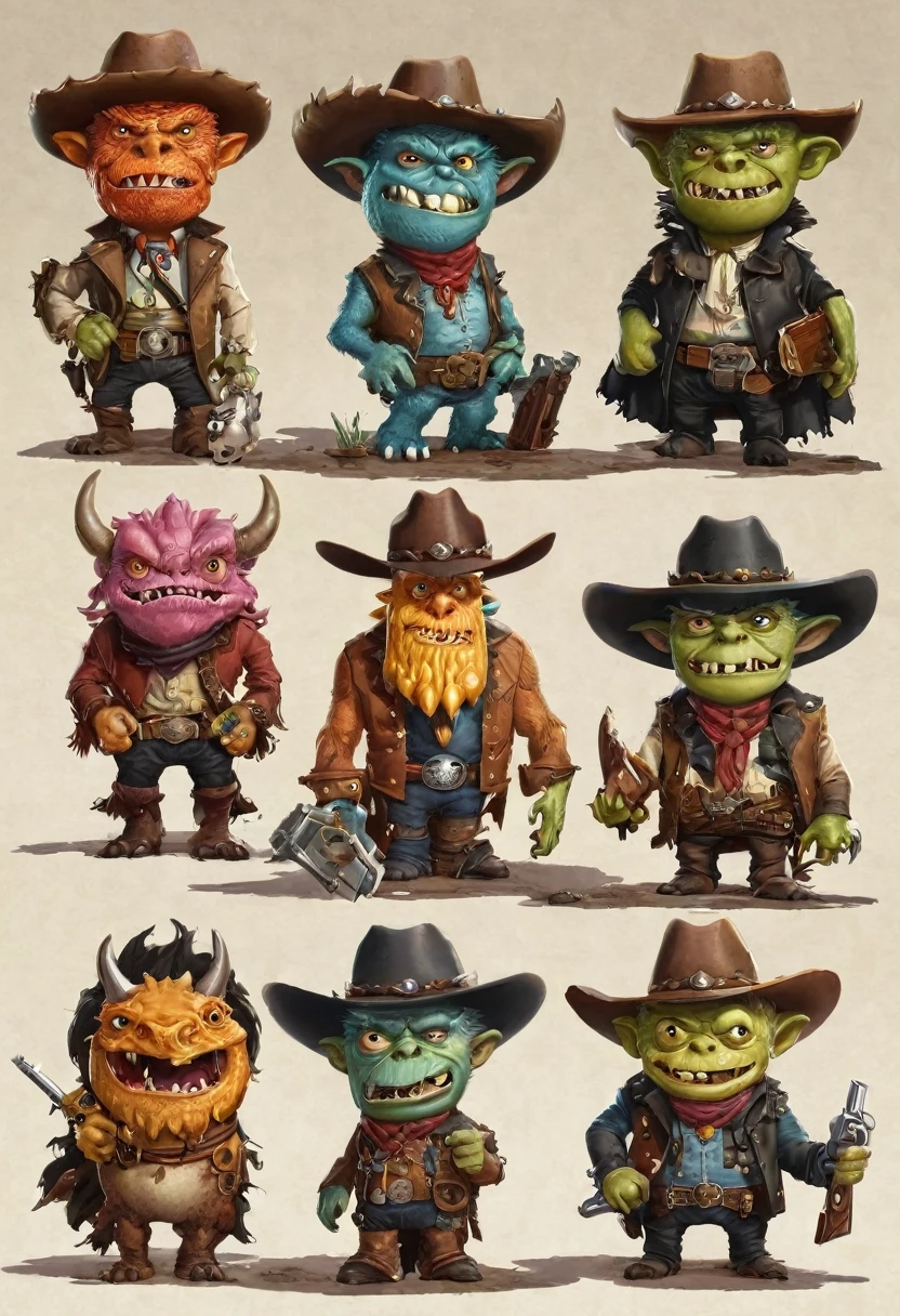 Cute western monsters, Lot