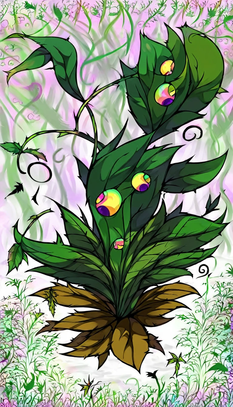 beautiful dlyad girl, green hair, full body, personified, fantasy, expressive eyes, beautiful face, leaves, weeds, sprouts, trees, soil, ethereality, psychedelic, psychedelic delusion, masterpiece