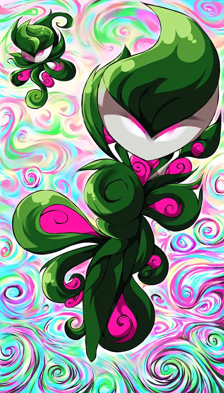 beautiful dlyad girl, green hair, full body, personified, fantasy, expressive eyes, beautiful face, ethereality, psychedelic, psychedelic delusion, masterpiece