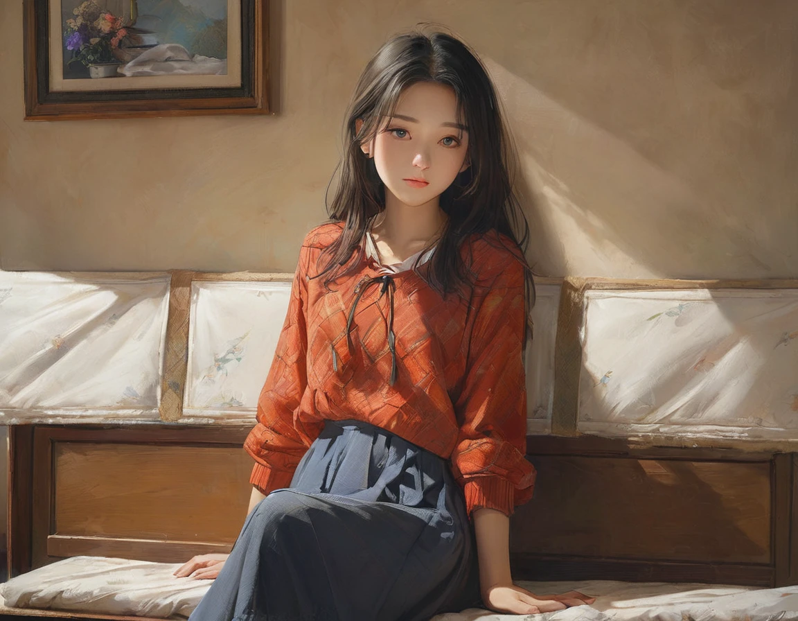 (masterpiece, Highest quality:1.2), One girl, alone,