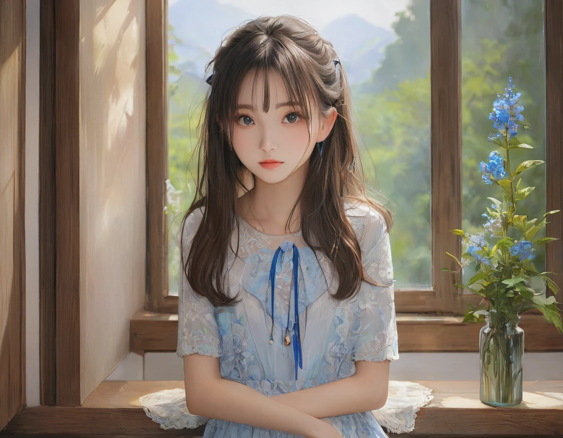 (masterpiece, Highest quality:1.2), One girl, alone, 15 years old
