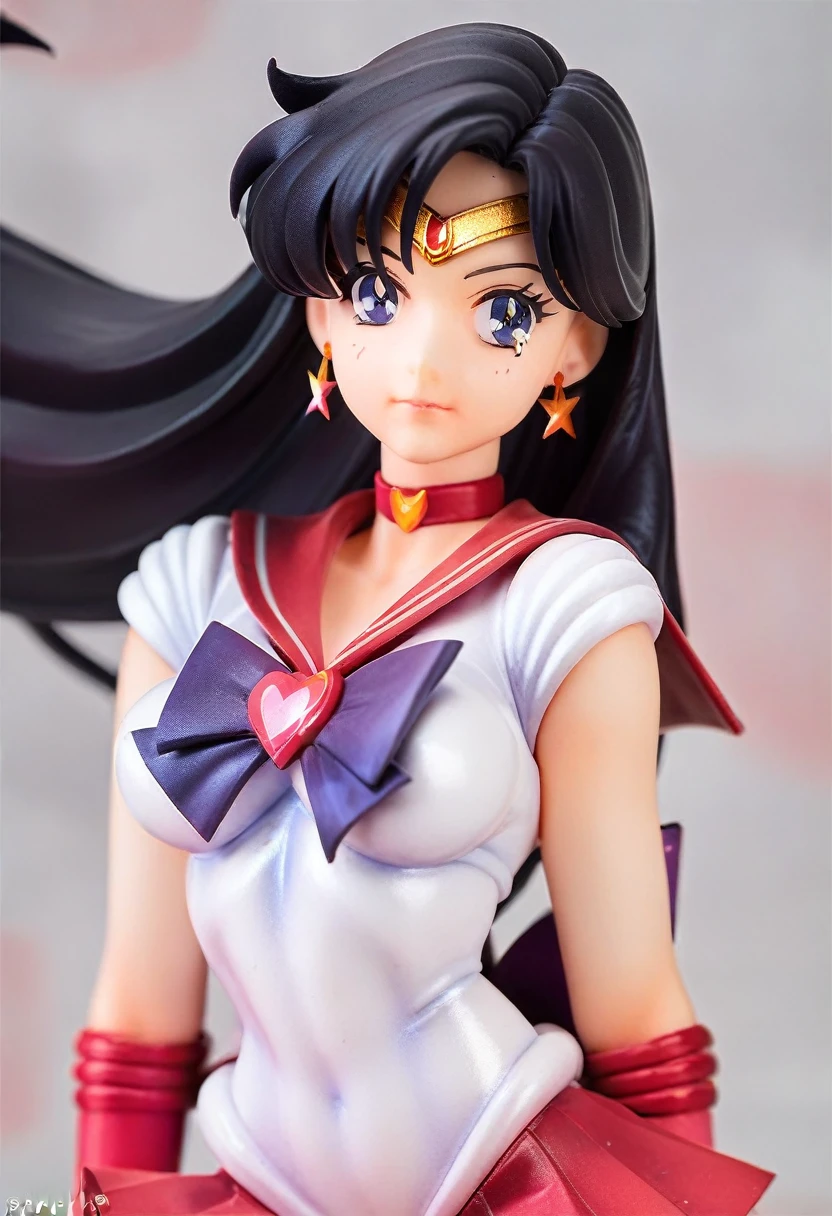 (masterpiece, best quality), Sailor mars, Sailor mars clothes, Sailor mars hairstyle, pinup pose, cute