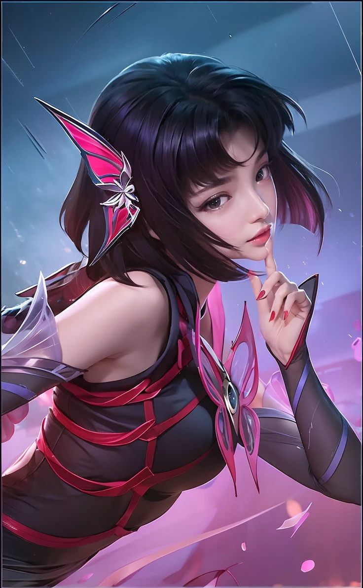 (8k, best quality, masterpiece:1,2), (realistic, photo-realistic:1,37), top quality, masterpiece, a beautiful woman, wearing a shirt for women crop v neck top white t-shirt korean fashion women t with a tight open gray color jacket, beautiful and toned body, cleavage, floral mini skirt, walking in the suburbs, slightly drizzling night background, in shops with Korean-style shop lights, night atmosphere, slightly wet asphalt, seductive smiles with dimples,