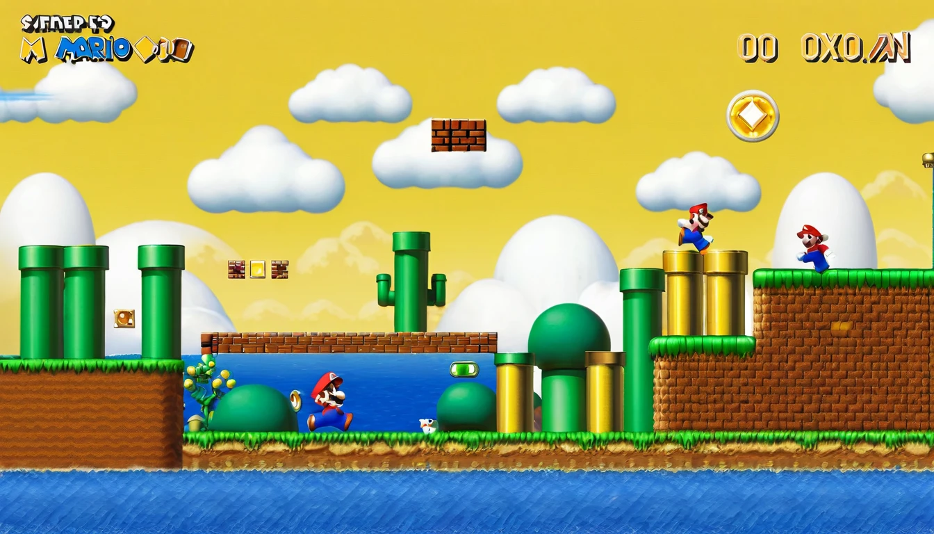 Super mario、game、screenshot