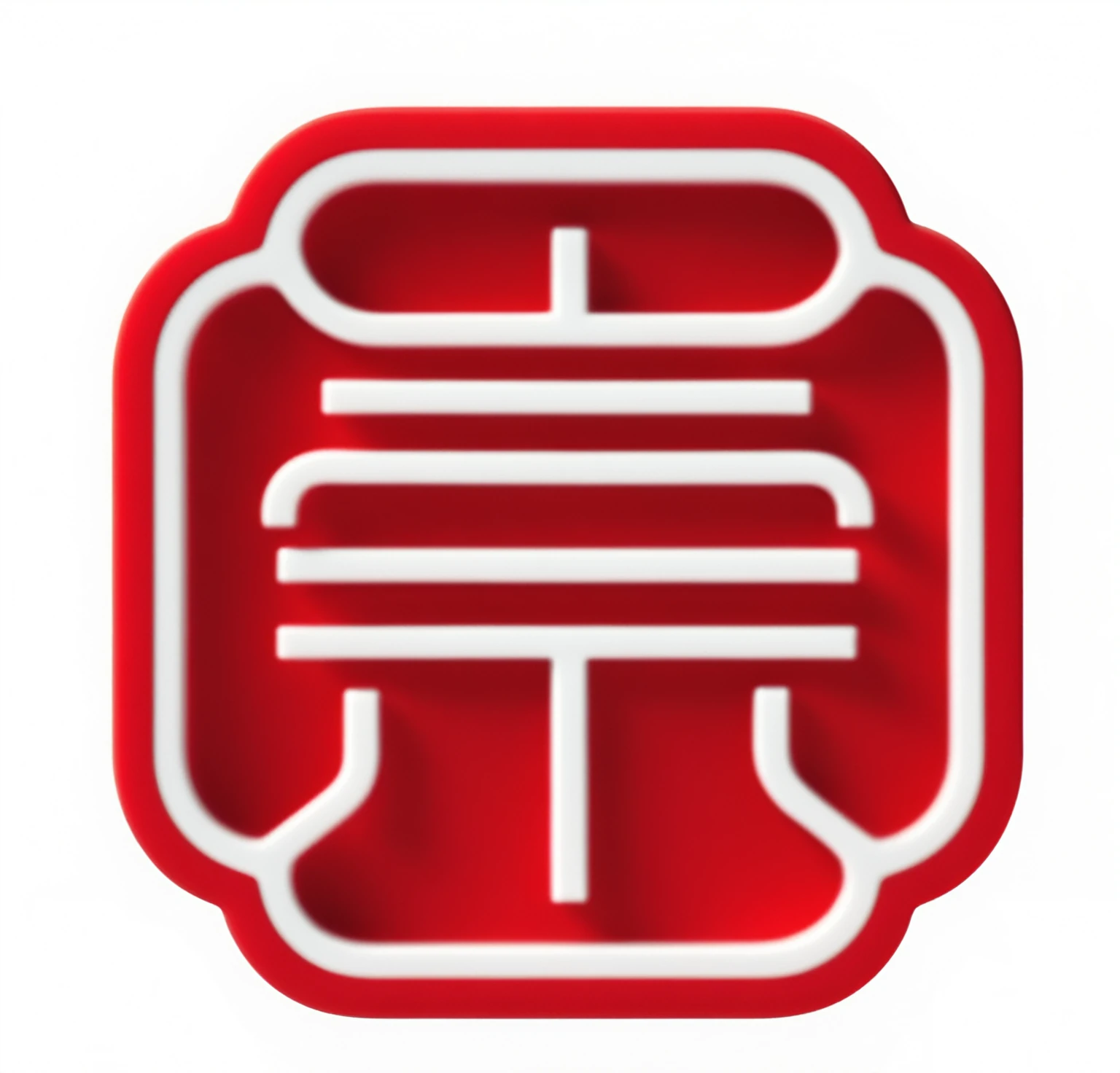 a close up of a red and white Logo with a cross, 智慧的Symbolism, Logo, Logo, Inspired by Okada Hanko, hua cheng, Chinese, Asia,Symbolism,3d icons,C4D,blender,3D,Golden-red|Gold paper data icon,Lots of details, Octane Rendering, Transparent glass texture,Frosted glass, Transparent sense of technology, industrial design, White background, Studio Lighting, Sunlight, flat, maximum, quasi-object, Axisymmetric, Blender, C4D, best quality, 4K