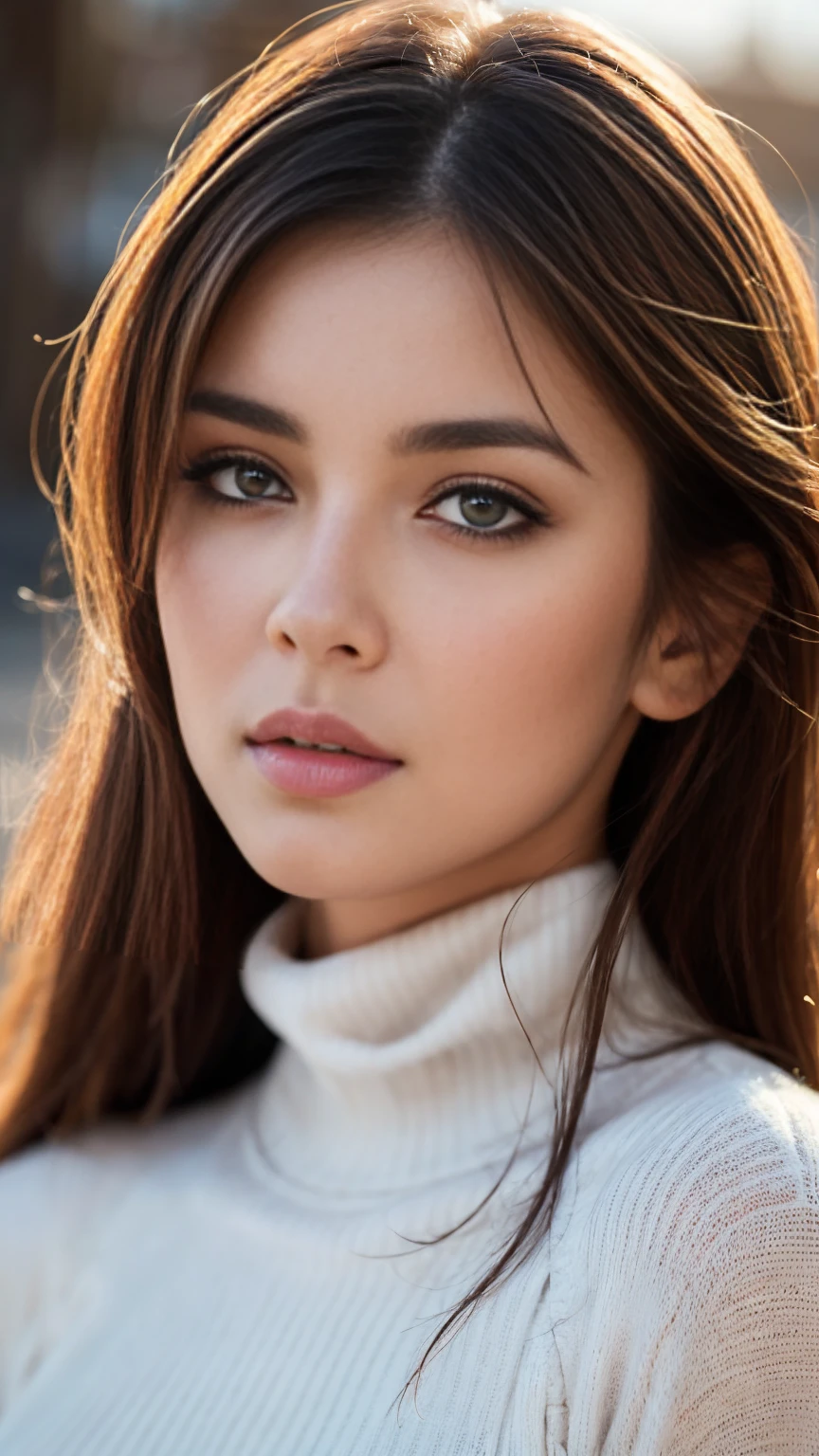 A woman with long hair and a turtleneck top, Gorgeous and attractive face, Attractive female face!!!, Attractive beautiful face, Very beautiful face, Photorealistic beautiful faces, A stunning face, Gorgeous face, Beautiful and realistic face, Perfect Face ), Beautiful Fine - Face, perfect natural skin tones, Maia Sandu, Beautiful realistic face, 30 year old French woman