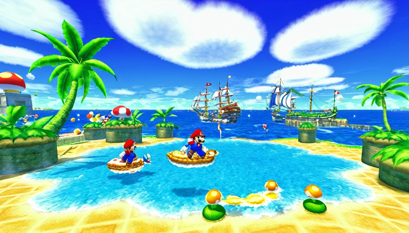 Super Mario Sunshine、game、screenshot