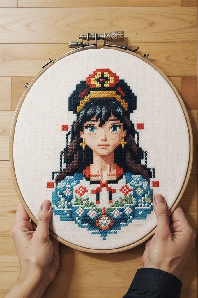 cross stitch pattern, pixelart
