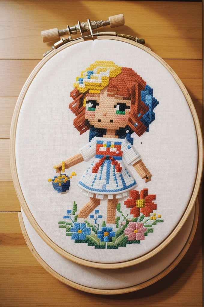 cross stitch pattern, pixelart