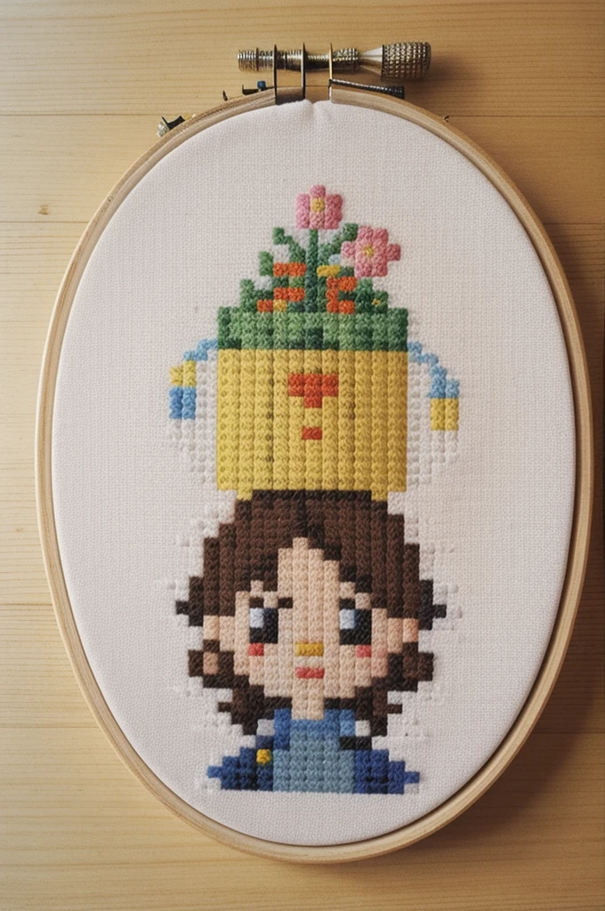 cross stitch pattern, pixelart