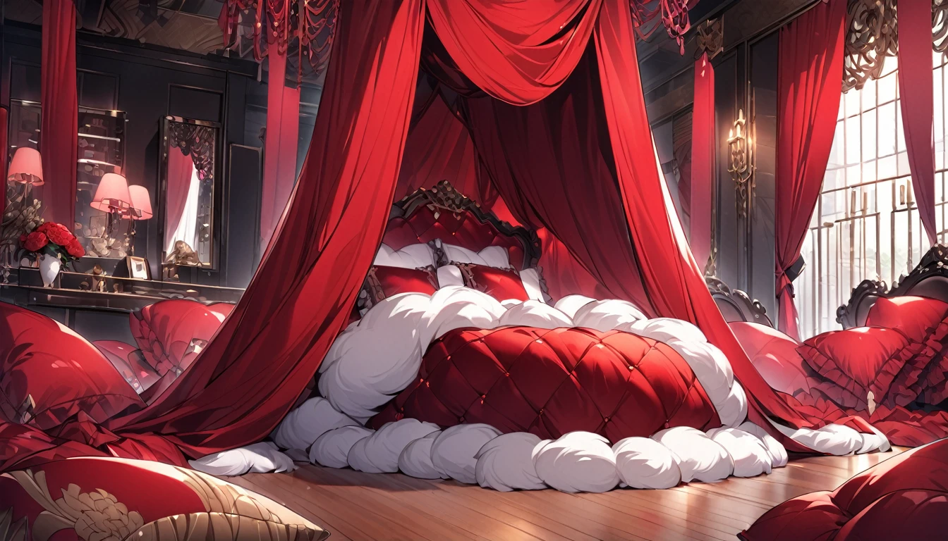a black and red wolf female,furry with gold markings,long red hair,fangs,red eyes,attractive,seductive look,anthro,laying on forest floor,butt in the air,covered in cum,panting,fully naked, best quality,4k,8k,highres,masterpiece:1.2,ultra-detailed,realistic,photorealistic,photo-realistic:1.37,HDR,UHD,studio lighting,ultra-fine painting,sharp focus,physically-based rendering,extreme detail description,professional,vivid colors,bokeh,digital painting,concept art