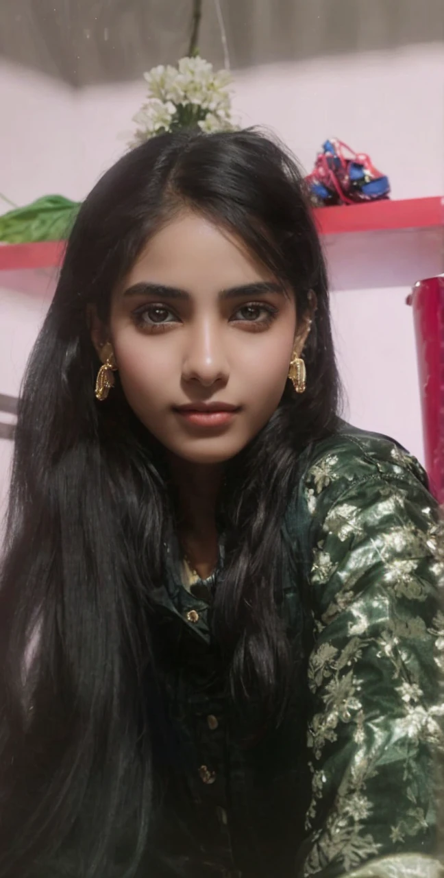 Made A Muslim girl just looks like them, wearing a hijab, Jeans jacket and sunglasses, Dark backgrounds with perfect lighting are made by experts, delicately detailed eyes, A delicate and delicate smile, milkyW, Perosant, holograph, deep dark background