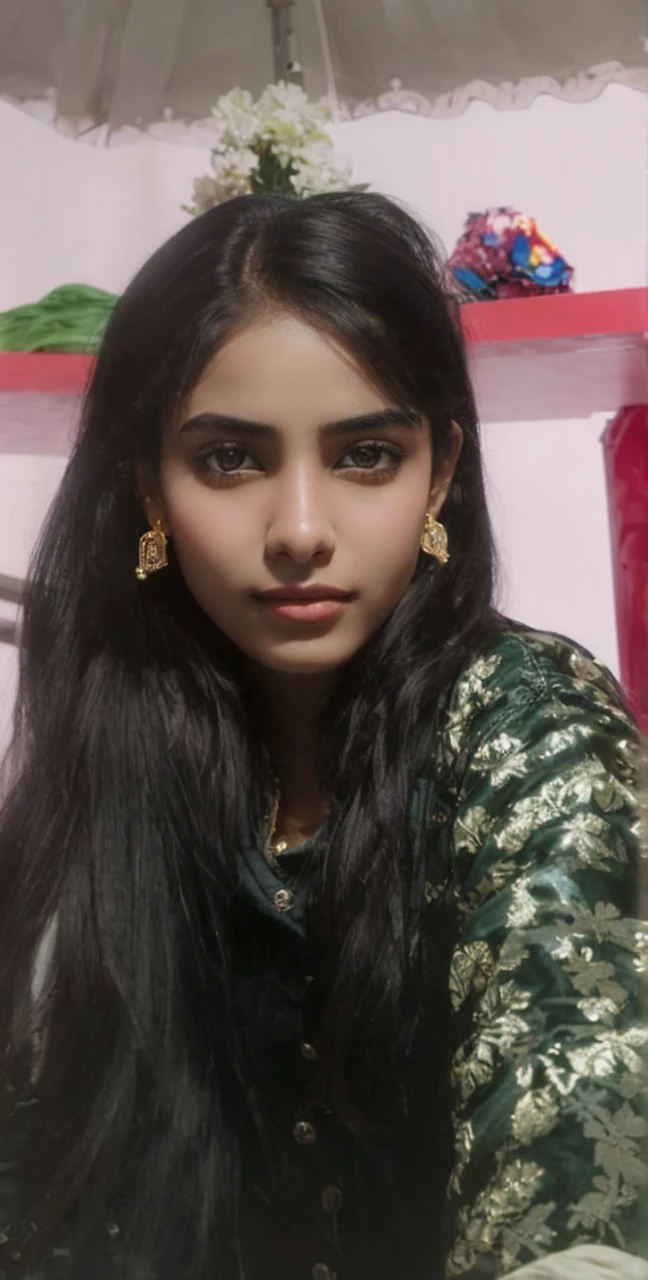 Made A Muslim girl just looks like them, wearing a hijab, Jeans jacket and sunglasses, Dark backgrounds with perfect lighting are made by experts, delicately detailed eyes, A delicate and delicate smile, milkyW, Perosant, holograph, deep dark background