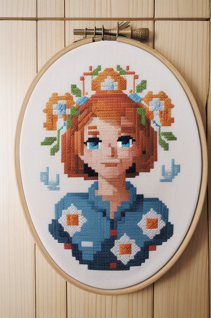 cross stitch pattern, pixelart