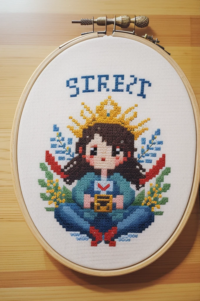 cross stitch pattern, pixelart