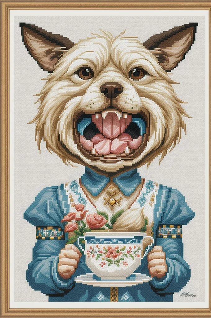 cross stitch pattern, pixelart
