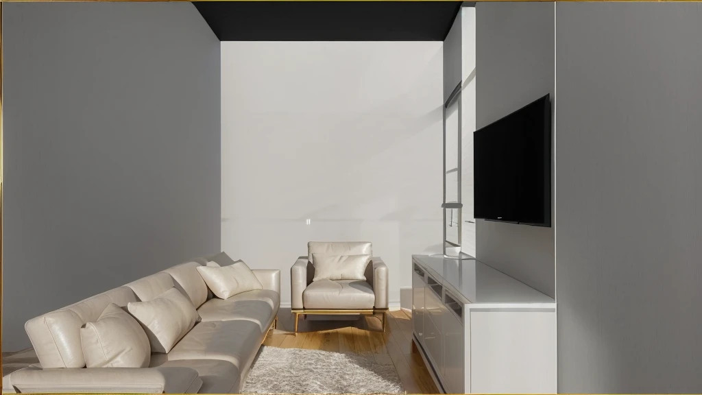 a luxurious modern interior,intricate architectural details,high ceilings,large windows,natural lighting,plush furniture,leather sofas,minimalist design,geometric patterns,metallic accents,warm wood tones,potted plants,modern art pieces,sleek lighting fixtures,polished floors,neutral color palette,(best quality,4k,8k,highres,masterpiece:1.2),ultra-detailed,(realistic,photorealistic,photo-realistic:1.37),interior design