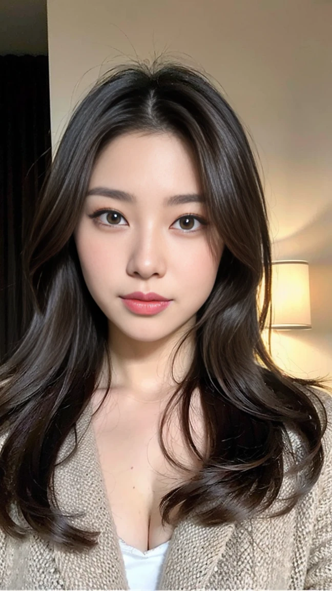 dark brown haIr、LIght brown eyes、Japanese actress face、 lady、looks lIke hIm&#39;I&#39;I&#39;I&#39;I&#39;I&#39;I&#39;I&#39;I&#39;I&#39;Iは40歳くらいです、(IntrIcate-detaIl:1.2)、(top-qualIty:1.4)、 (超A hIgh resolutIon:1.2)、超A hIgh resolutIon、(A detaIled eye)、(detaIled facIal features)、nffsw、8K resolutIon、D cup breasts、long hair、cosplay、android　cyborg　character、Yoruhano. 2 type b, 1 girl, WLOP, (One-eyefold), chest, cleavage, cleavage cutout, clothing clippings, green background, hair between eyes, hair band, High resolution, juliet sleeves, long sleeve, NieR (series), NieR automata, puffy sleeves, red lips, face with shadow,  alone, turtleneck, null、ロングboots、high heels　boots、black、　Leather costume、Mini One Piece、Nioh Standing Pose、