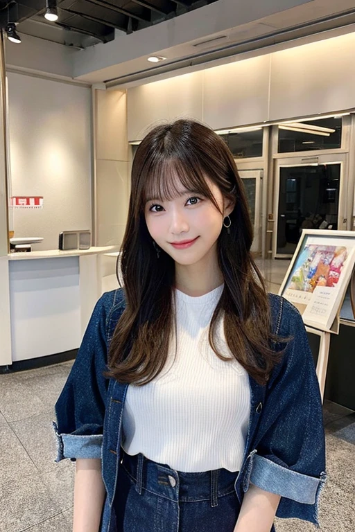 of course。The following、Prompts for creating an attractive workplace scene in SeaArt。
---
backgroundに観光案内所の内観を設定し、Please draw an illustration of the beautiful woman who works there.。Her features and scenes are as follows:。
1. **Facial features**: The woman's face、She maintains her beautiful, doll-like features。Big eyes welcome you warmly、Attracts tourists。Her smile is gentle、Create a friendly atmosphere、It's perfect for the atmosphere of the information desk.。
2. **hair**: 絹のような輝く長いhairは、Elegantly cut at the shoulder line。前hairはソフトで顔の側面を優雅に縁取り、It creates a professional yet inviting atmosphere。
3. **clothing**: 彼女はプロフェッショナルでありながらスタイリッシュなclothingをしています。White blouse with dark denim jacket、Wearing an elegant skirt。彼女のclothingは、案内所のカラフルなbackgroundとよく調和しています。
4. **Pause**: She stood at the front desk of the information center.、It is depicted as if it is ready to welcome tourists.。She stands smiling、Open your arms、Welcome、Demonstrates readiness to offer help。
5. **background**: The interior of the tourist information center is painted colorful and bright.。backgroundには、Photos of local attractionap、Includes a wall decorated with brochures。From the window of the information desk、You might see famous landmarks and beautiful scenery.。
The overall illustration is、The warm and inviting nature of a woman、The emphasis should be on her harmony with the colorful and vibrant environment in which she works.。 Using SeaArt's tools、The interior of the information center is designed with attention to detail、Use bright lighting and vibrant colors to create a welcoming atmosphere。
---
This prompt is、SeaArt provides you with all the elements you need to create beautiful workplace scenes。Emphasizing the feminine charm、彼女のプロフェッショナルな側面と案内所のカラフルなbackgroundを組み合わせることで、A fascinating illustration is completed。