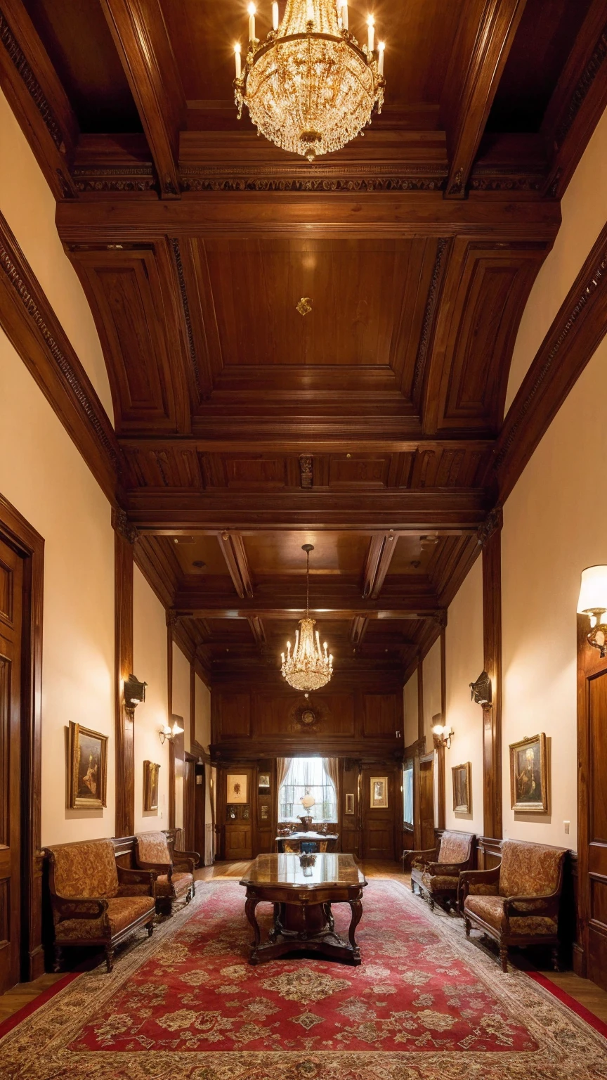 ((Highest quality)), ((masterpiece)), (detailed)Reception room of a historic Western-style building built 1000 years ago 1.2