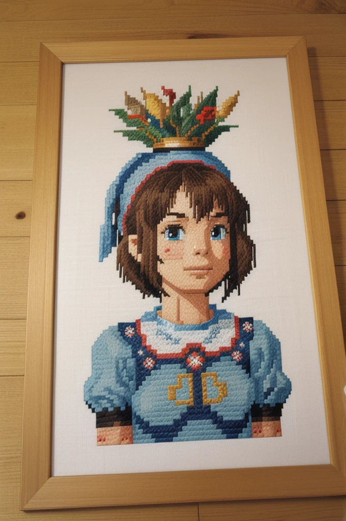 cross stitch pattern, pixelart