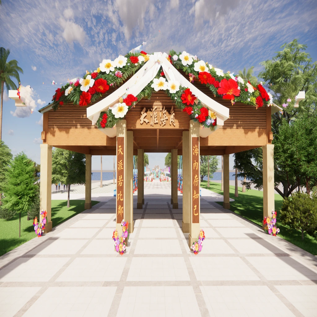 Lots of flowers,wreath