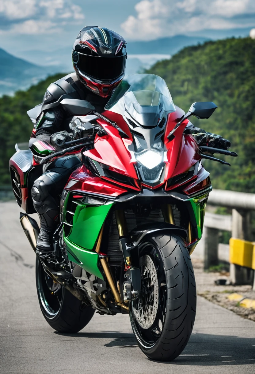 Kawasaki Ninja H2r as a transformer