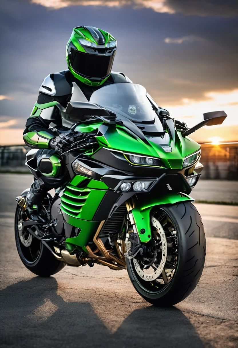 Kawasaki Ninja H2r as a transformer 