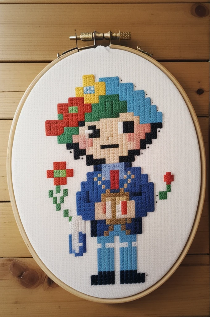 cross stitch pattern, pixelart