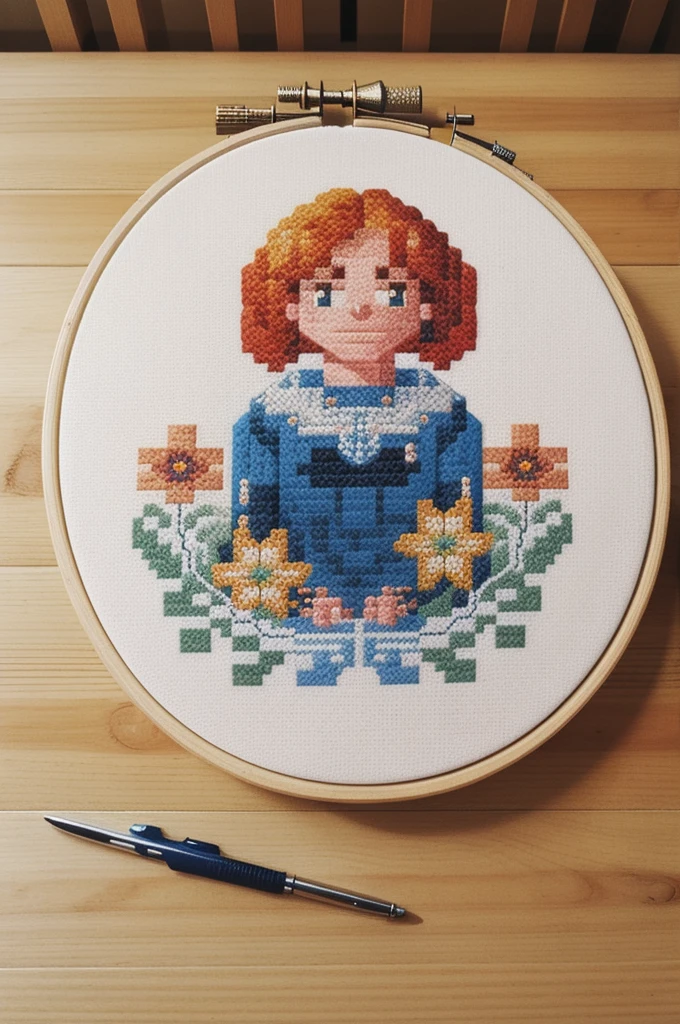 cross stitch pattern, pixelart