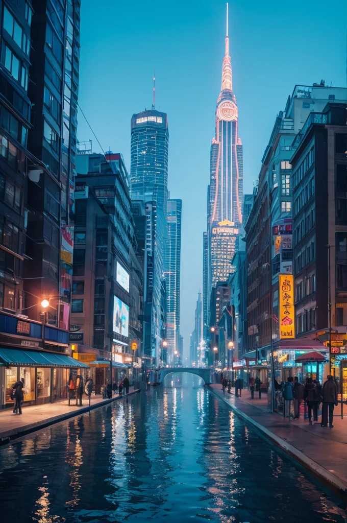 Submerged city。Reality